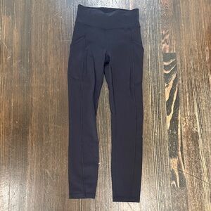 lululemon athletica Black High-Waisted Leggings with Pockets
